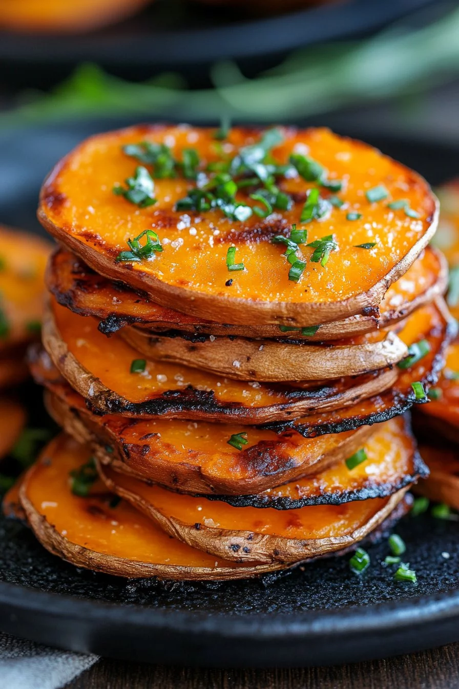 Torri di patate dolci