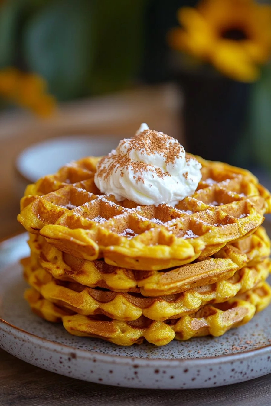Waffle di patate dolci paleo