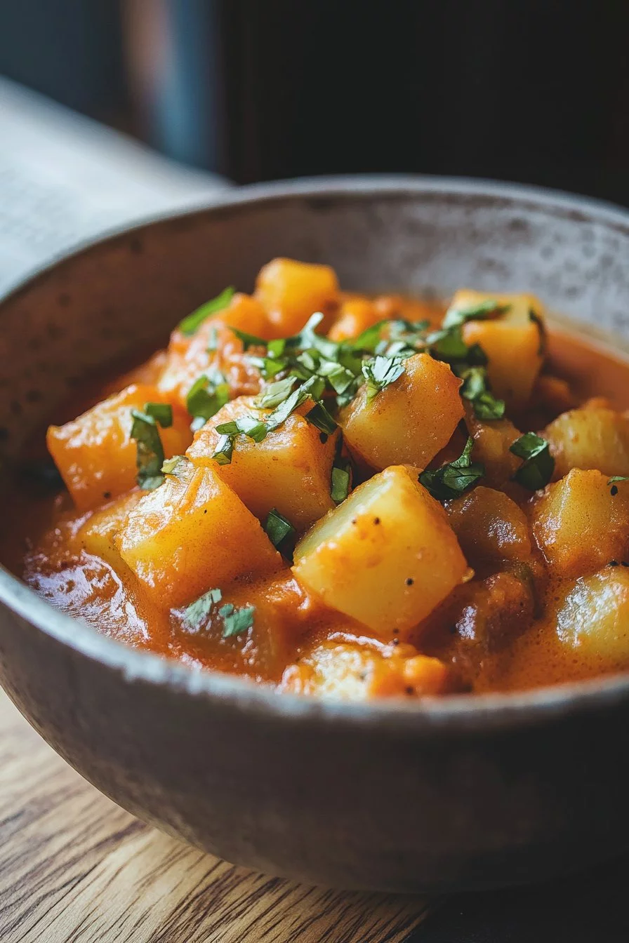 Curry di Patate Vegetariano