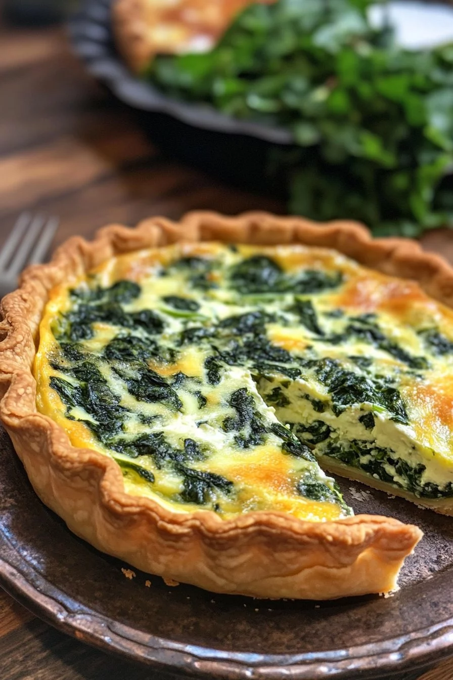 Quiche di Ricotta e Spinaci