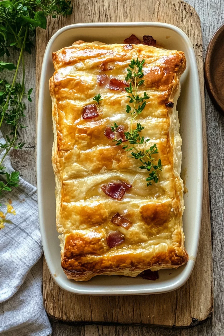 Camembert e Pancetta in Pasta Sfoglia