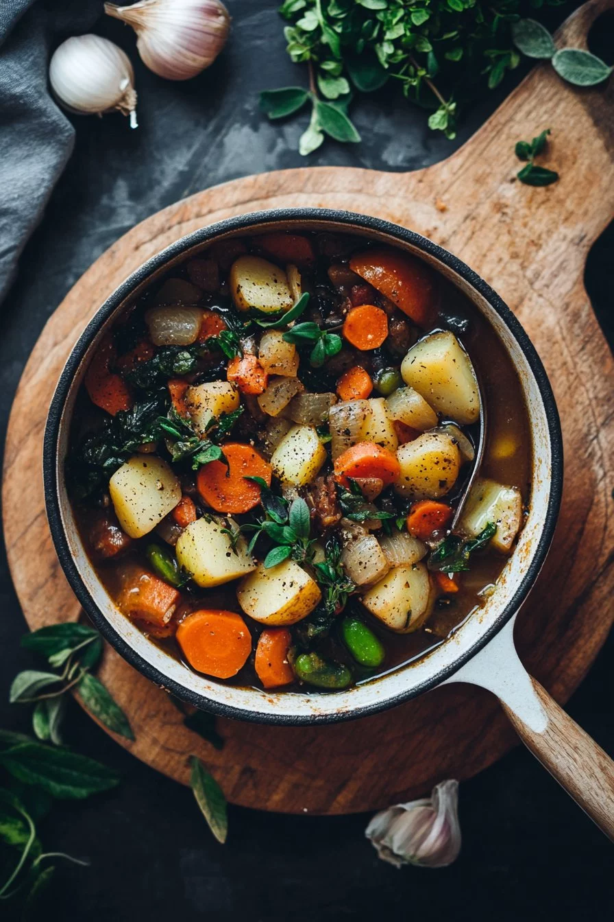 Stufato di verdure in un'unica pentola
