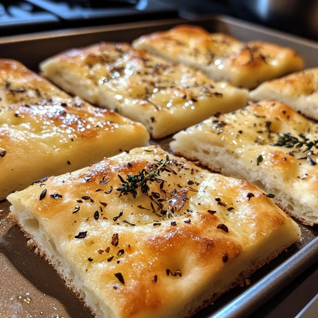Focaccia artigianale con rosmarino e sale grosso, soffice e deliziosa
