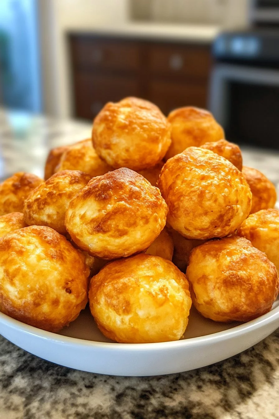 Puffs di patate al formaggio