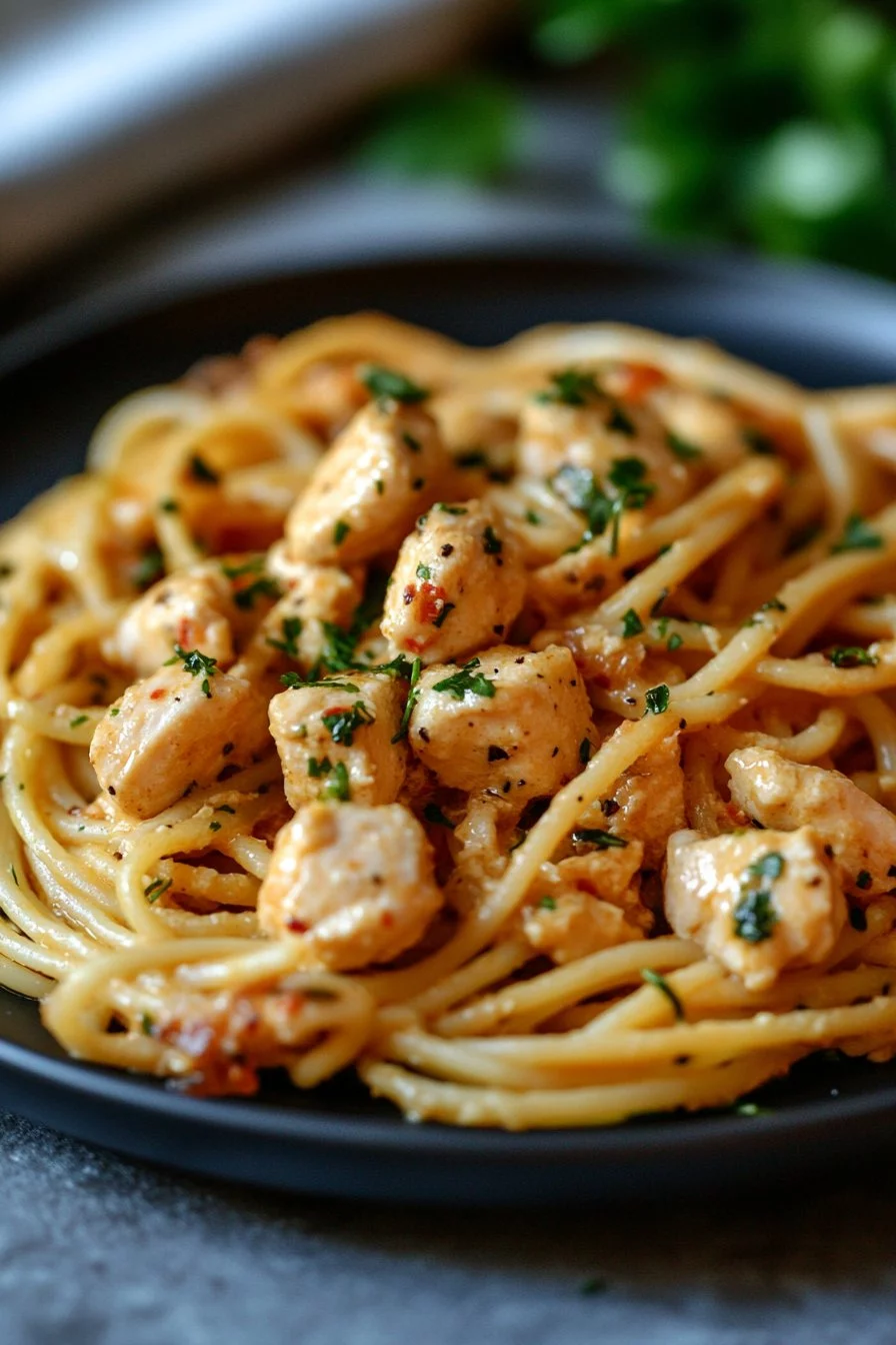 Pasta con Pollo