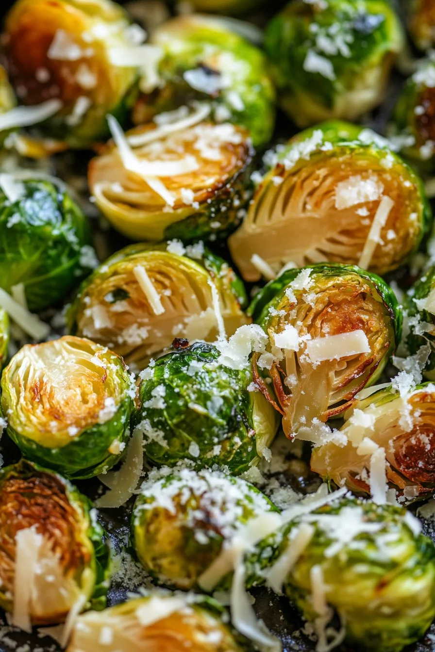 Cavoletti di Bruxelles Arrostiti all'Aglio e al Parmigiano