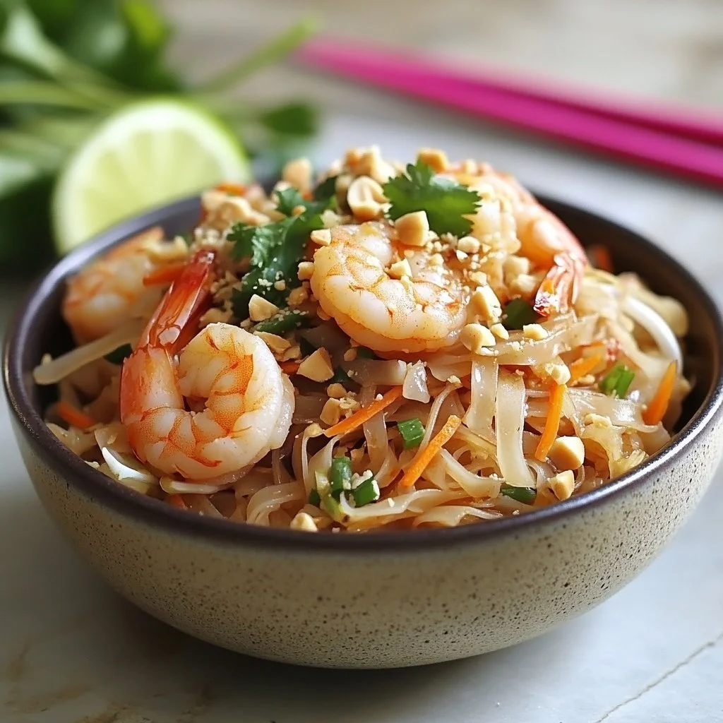 Piatto Classico Thai da Strada con ingredienti freschi e spezie aromatiche