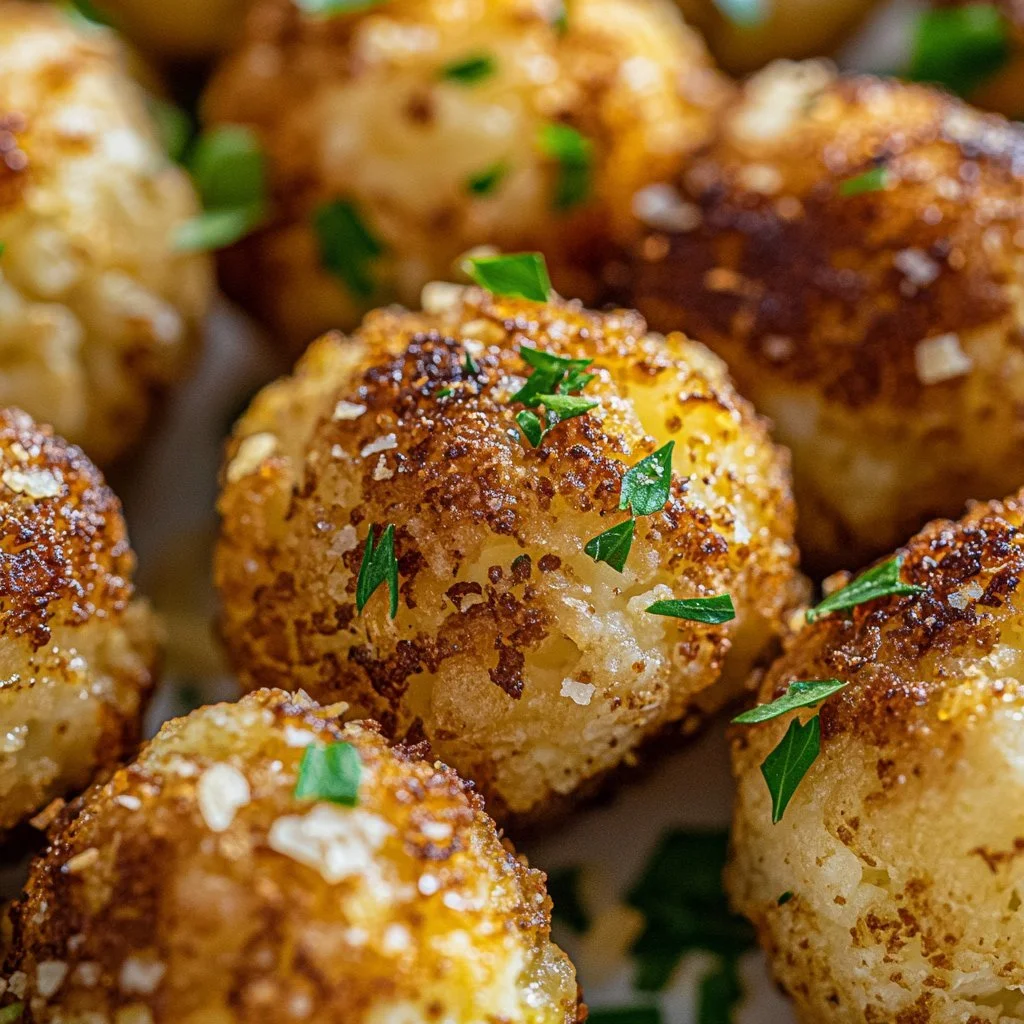 Polpette di Cavolfiore al Forno con Parmesan, piatto sano e gustoso