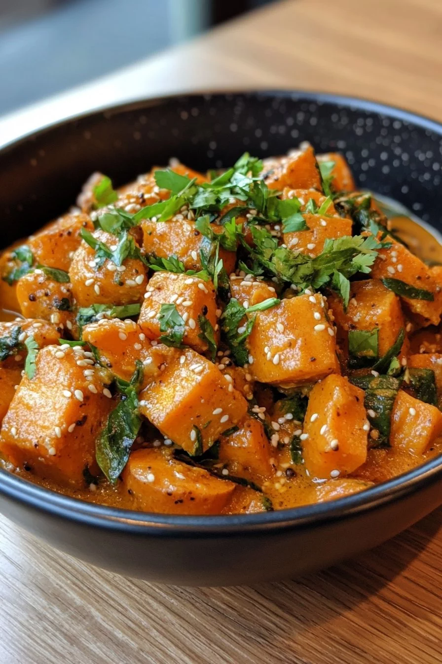 Curry di patate dolci