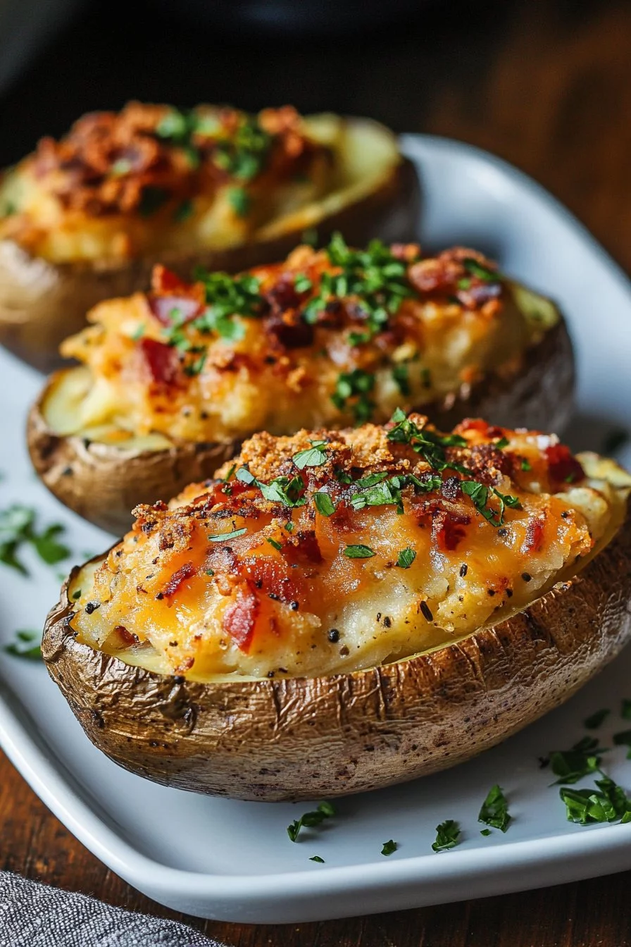 Patate ripiene al forno