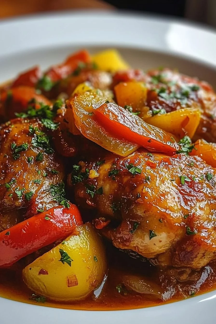 Pollo alla Basca