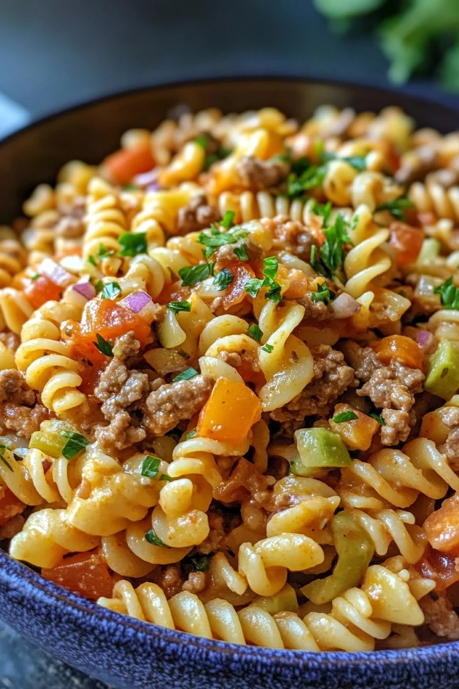 Insalata di pasta Big Mac