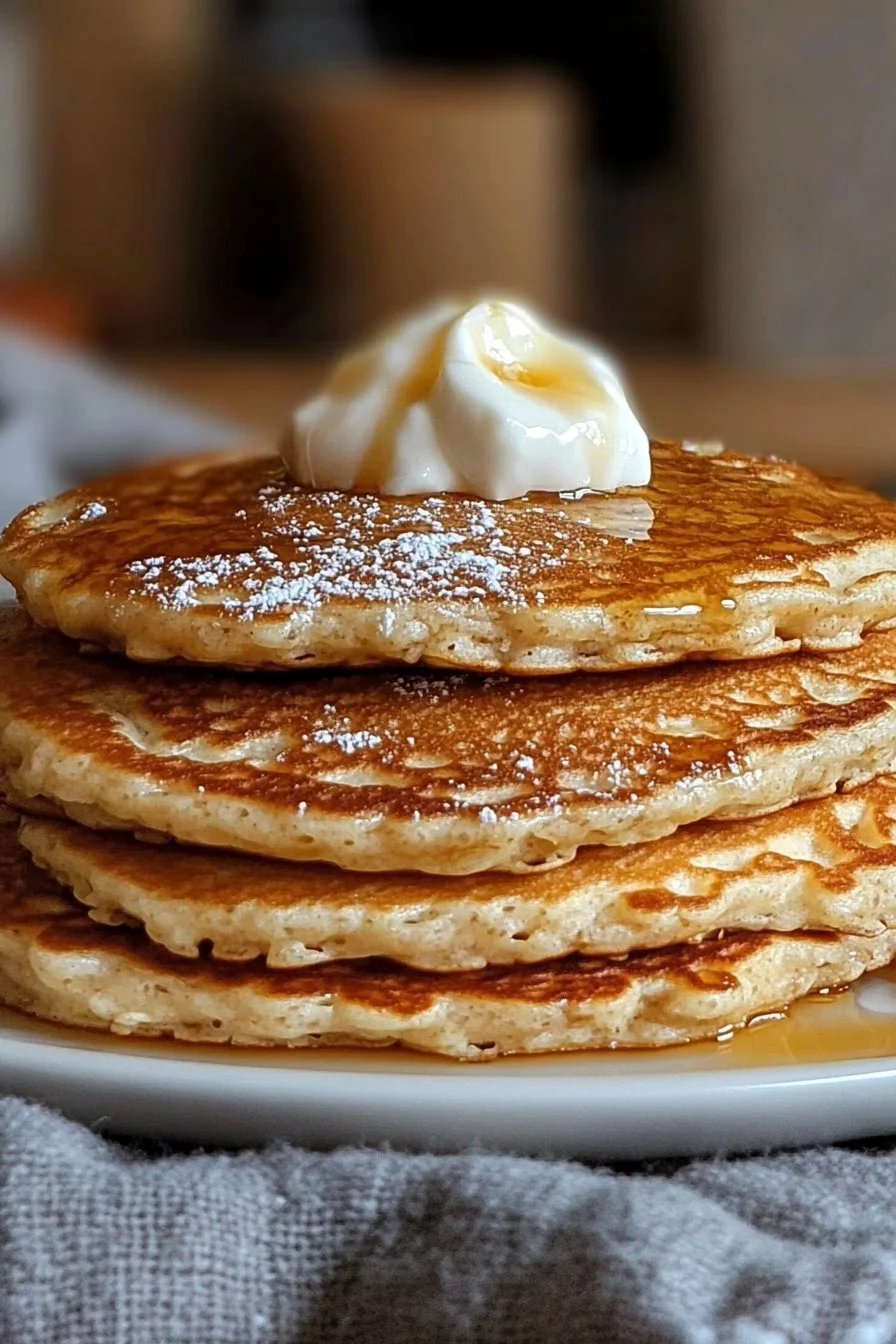 Frittelle d'avena con yogurt