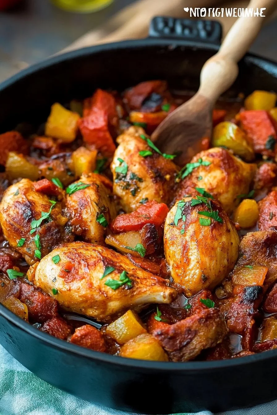 Pollo Basco con Chorizo