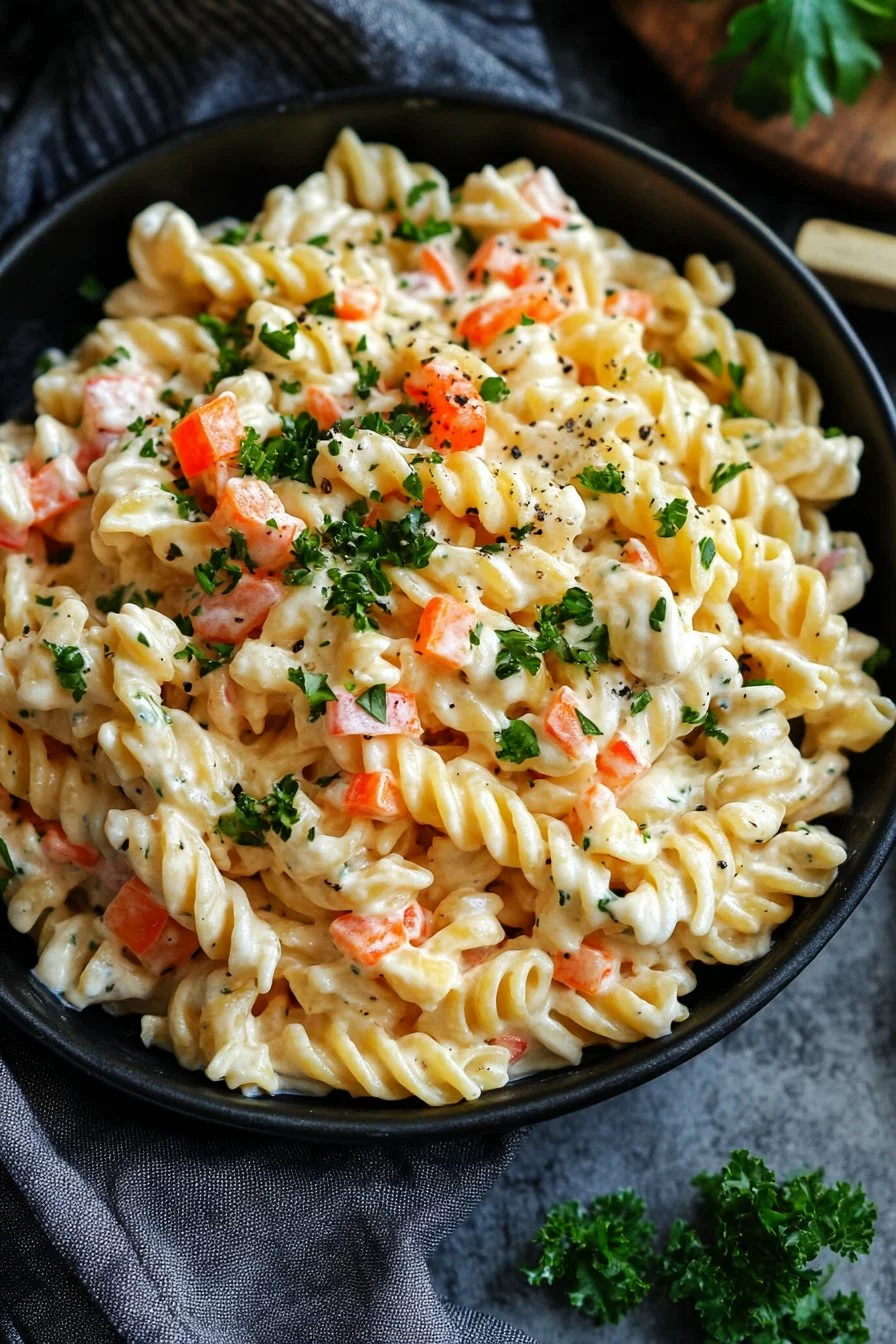 Insalata di pasta cremosa