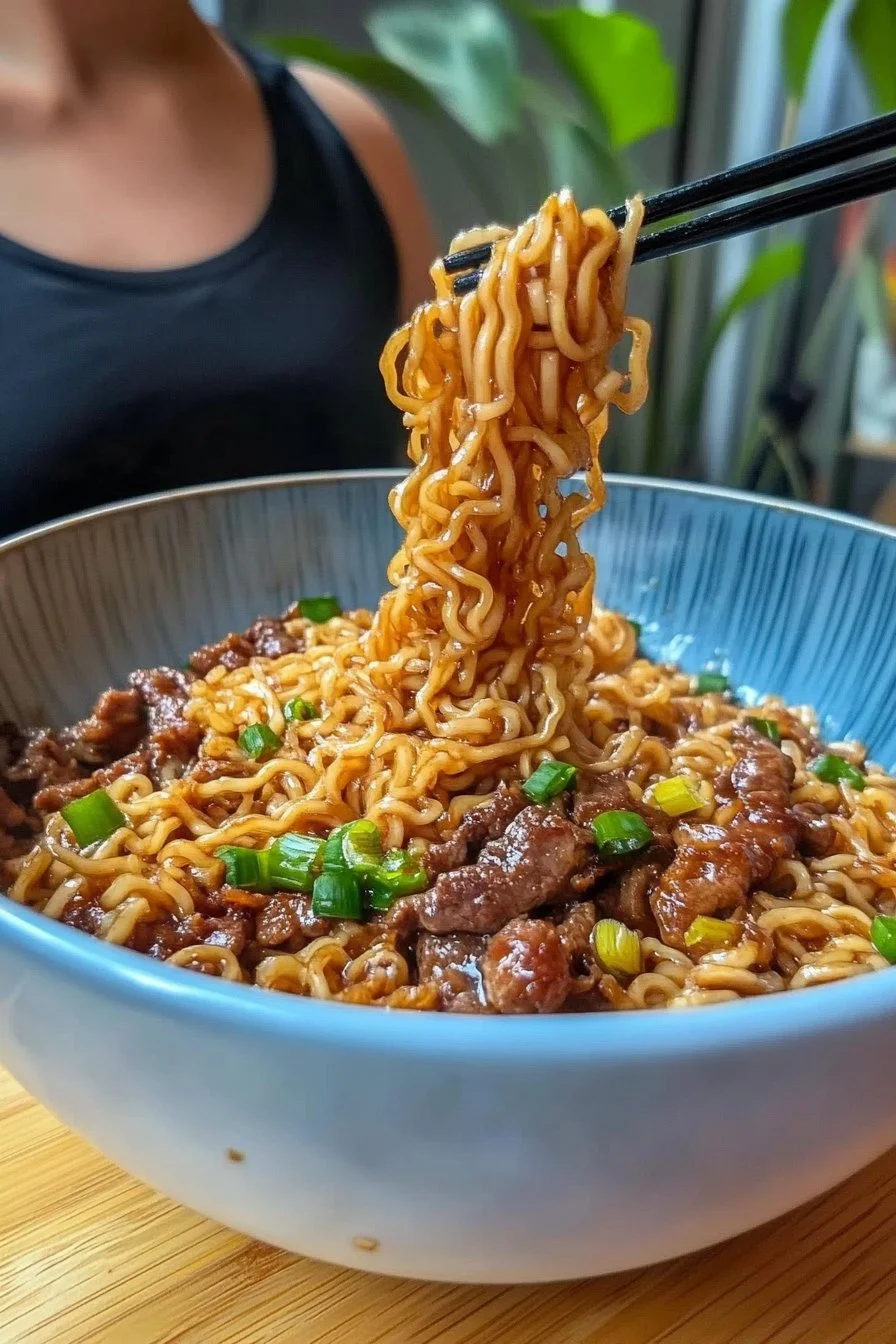 Noodles istantanei saltati