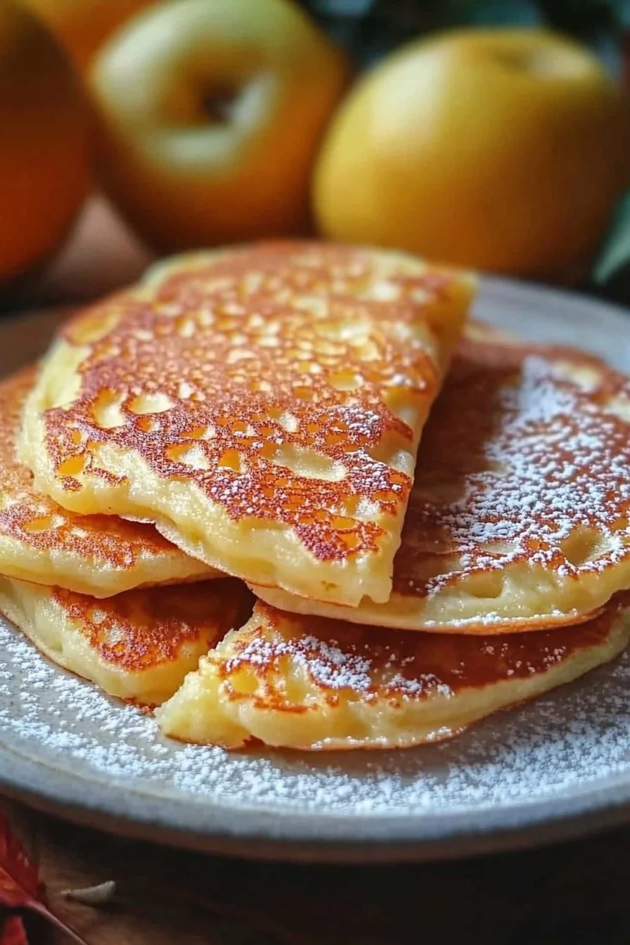 Crespelle di mele veloci