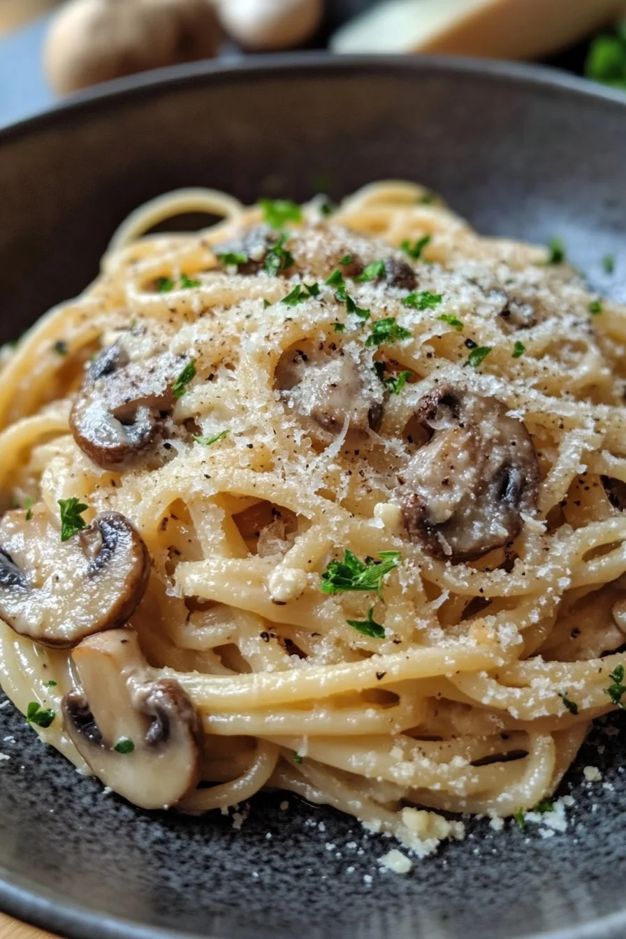Pasta ai Funghi e Aglio