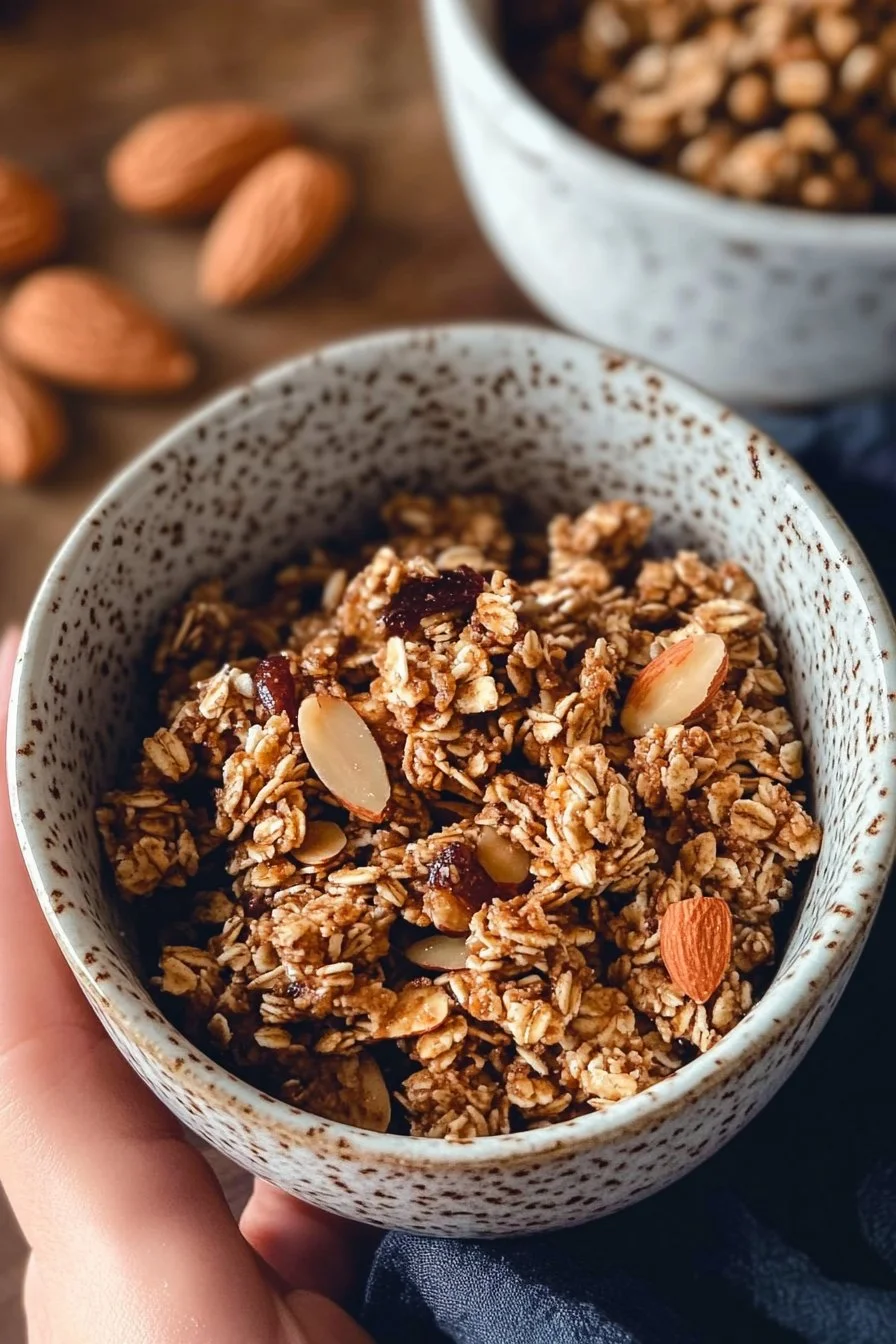 Granola alle mandorle e tè chai