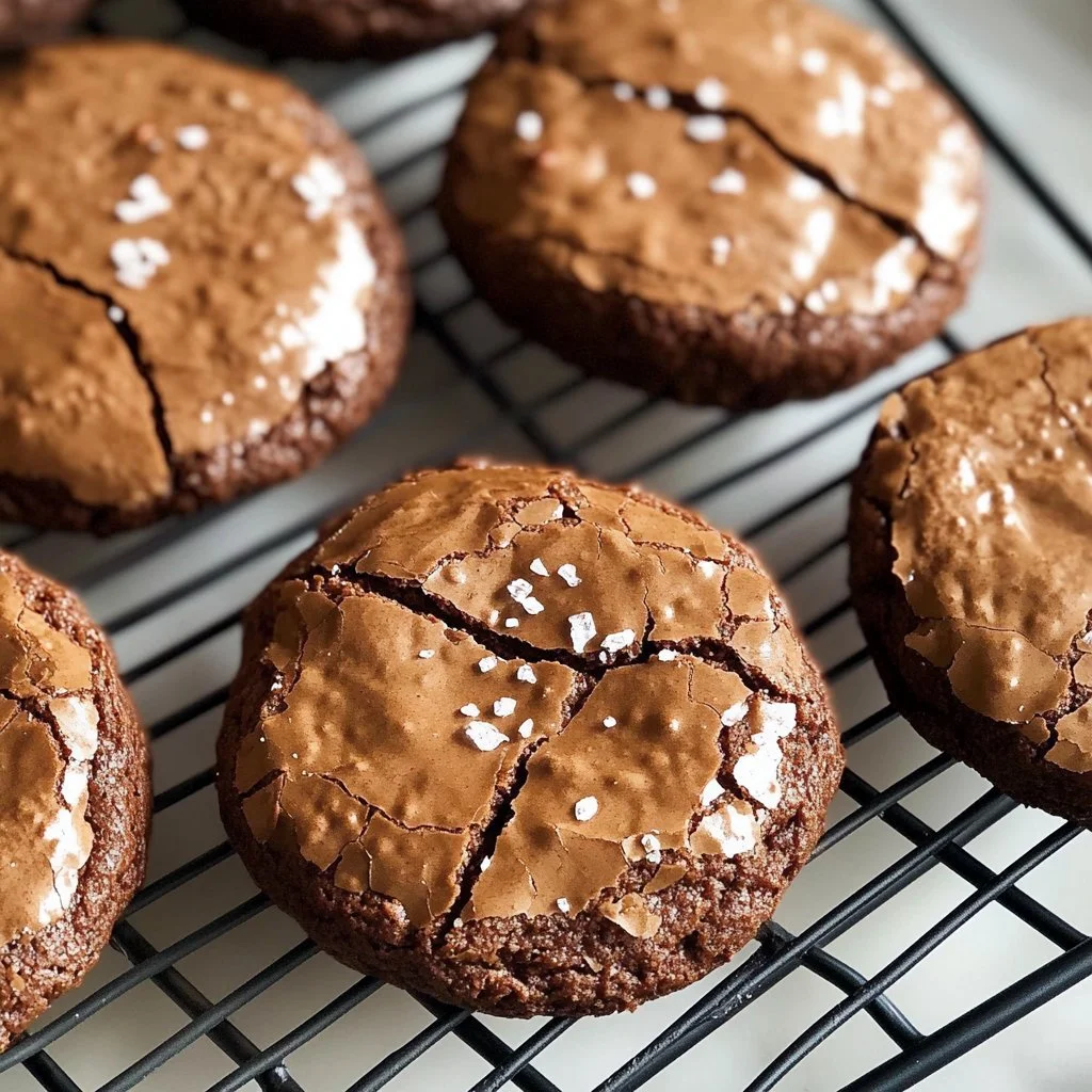 Delizioso brownie al cioccolato appena sfornato e decorato.