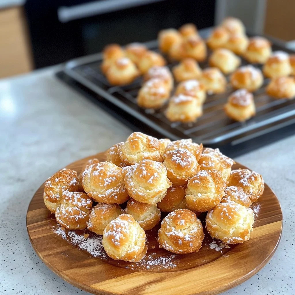 Chouquettes: dolcetti leggeri e soffici tipici della pasticceria francese