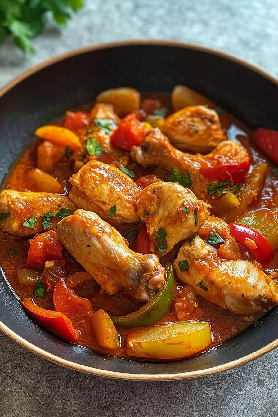 Pollo alla Basca