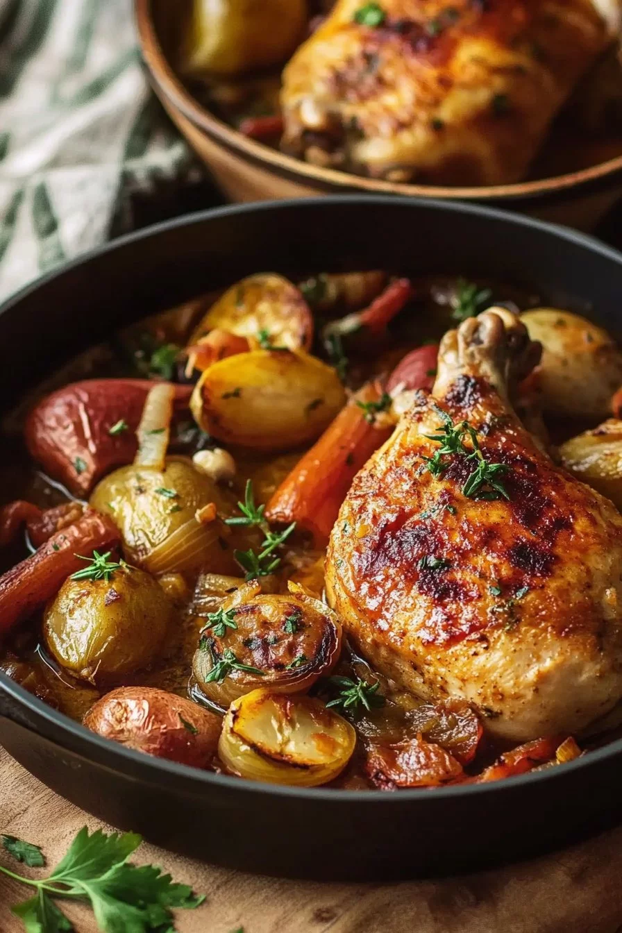 Pollo alla Basca in Stile Antico