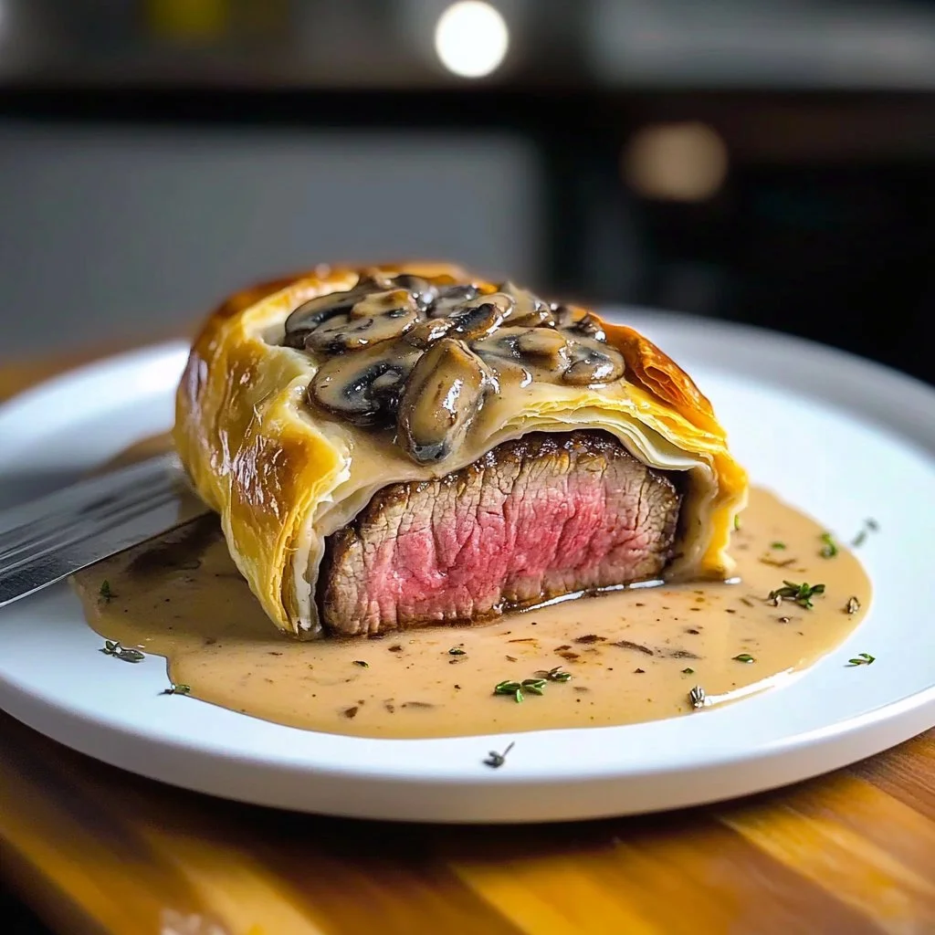Filetto Mignon alla Wellington servito su un piatto elegante
