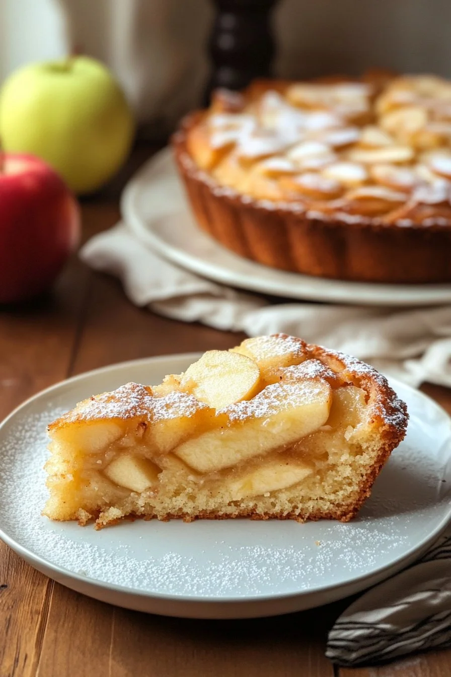 Torta invisibile di mele