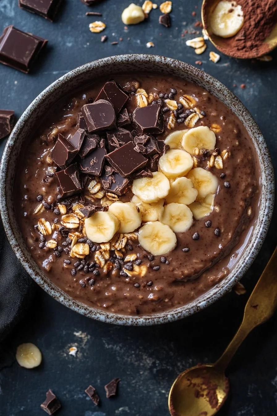 Porridge sano al cioccolato
