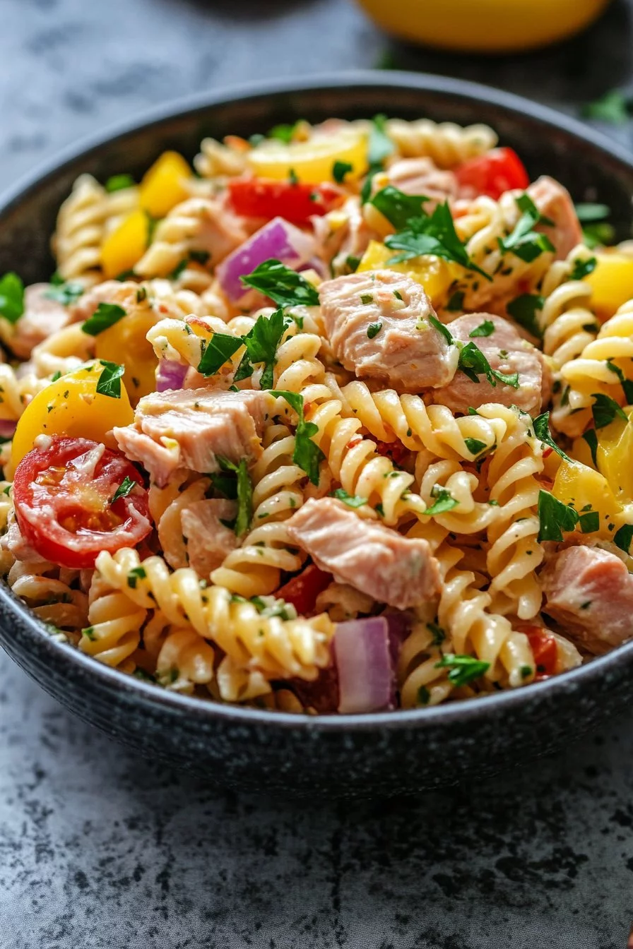 Insalata di pasta tonno