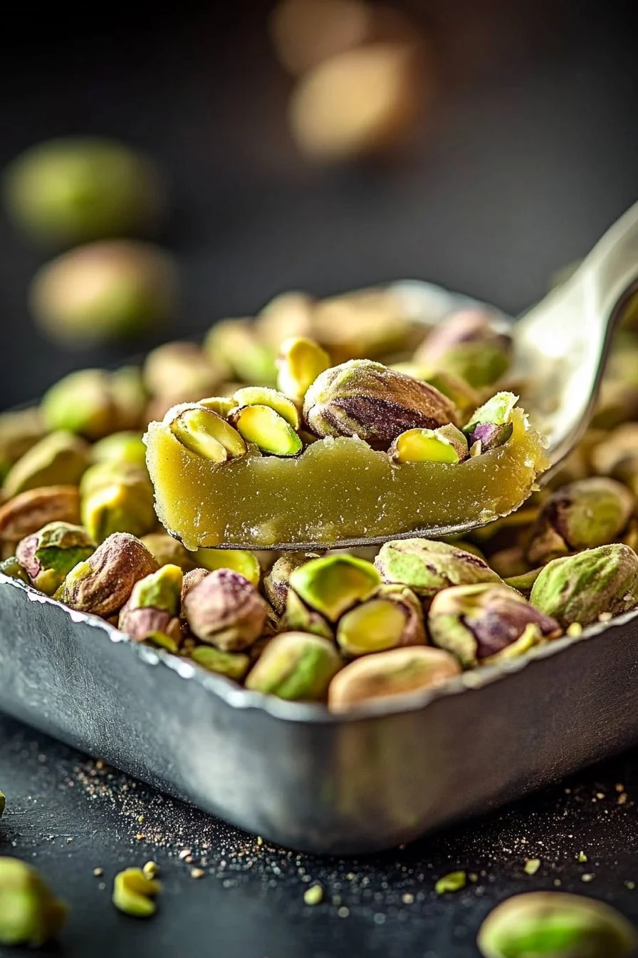 Pasta di pistacchio fatta in casa