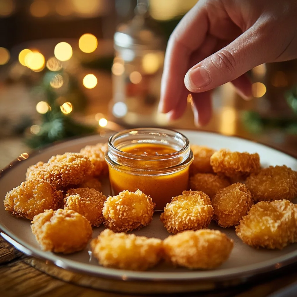 Nuggets di pollo croccanti e gustosi, perfetti per un pasto veloce.