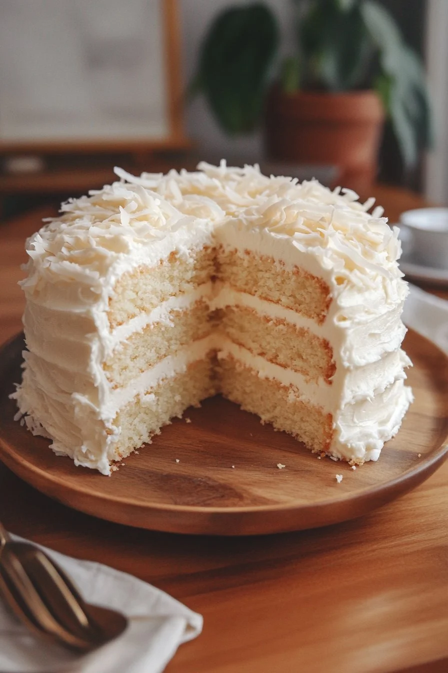 Torta mousse di cocco