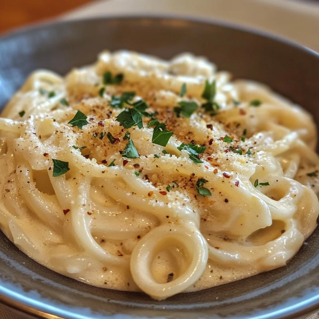 Pasta al cavolfiore con ingredienti freschi e saporiti.