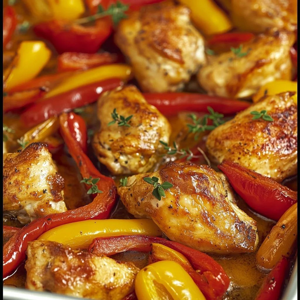 Pollo alla Basca preparato con Cookeo, piatto tipico e delizioso.