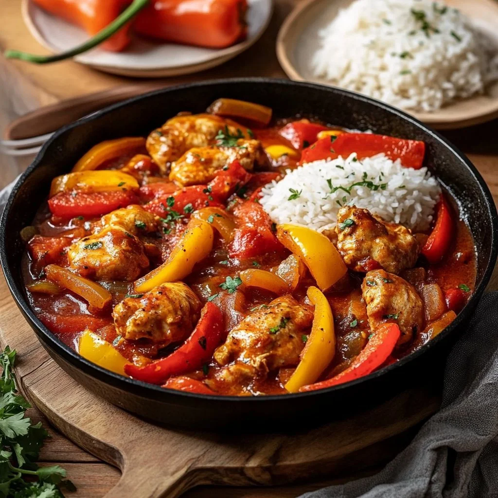 Pollo Basco Tradizionale Facile - ricetta autentica e semplice da seguire
