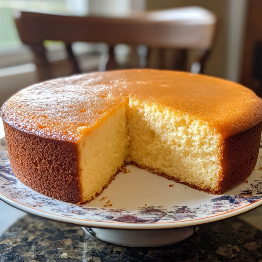 Fetta di torta allo yogurt servita su un piatto bianco