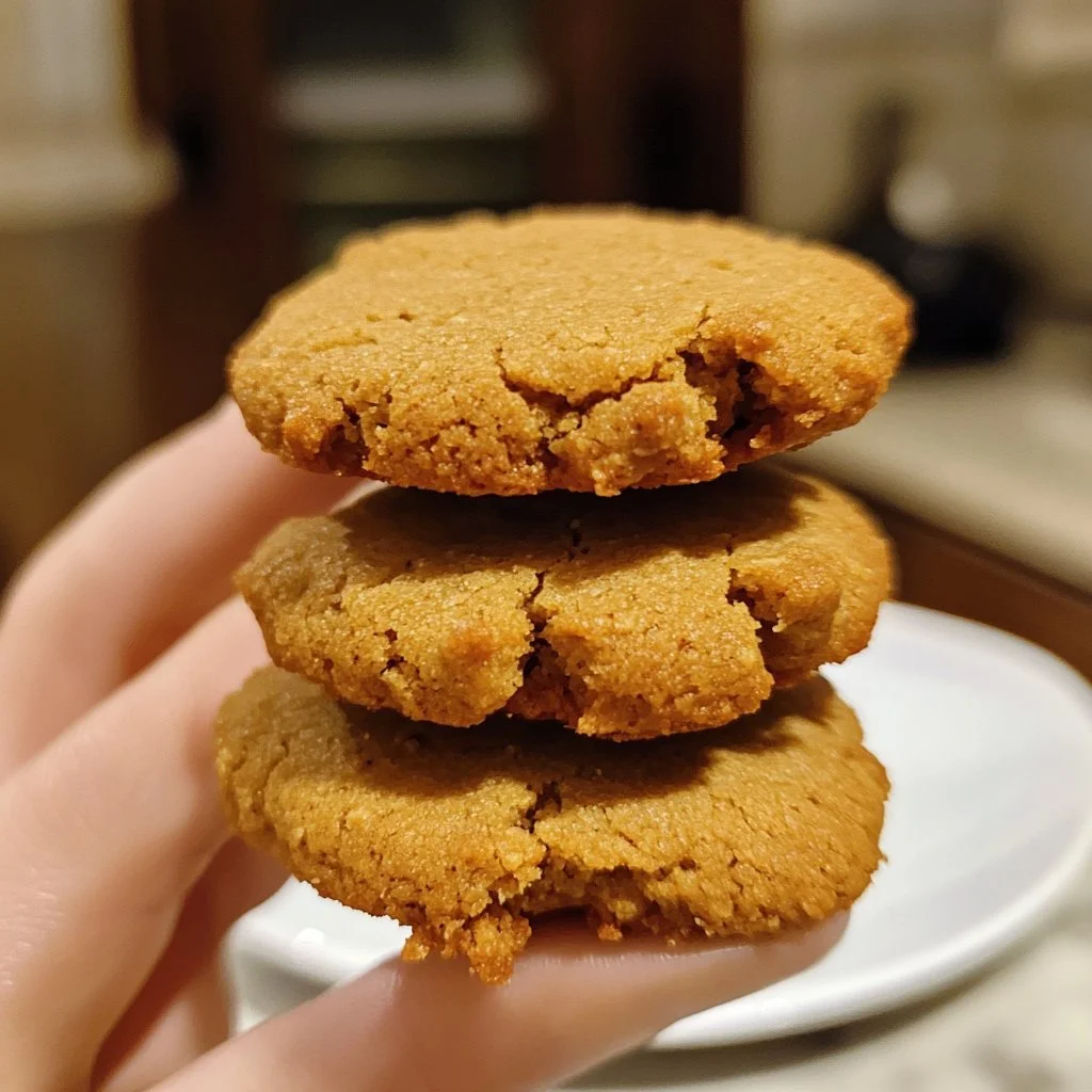 Biscotti di ceci croccanti e salutari, ideali per una pausa dolce.