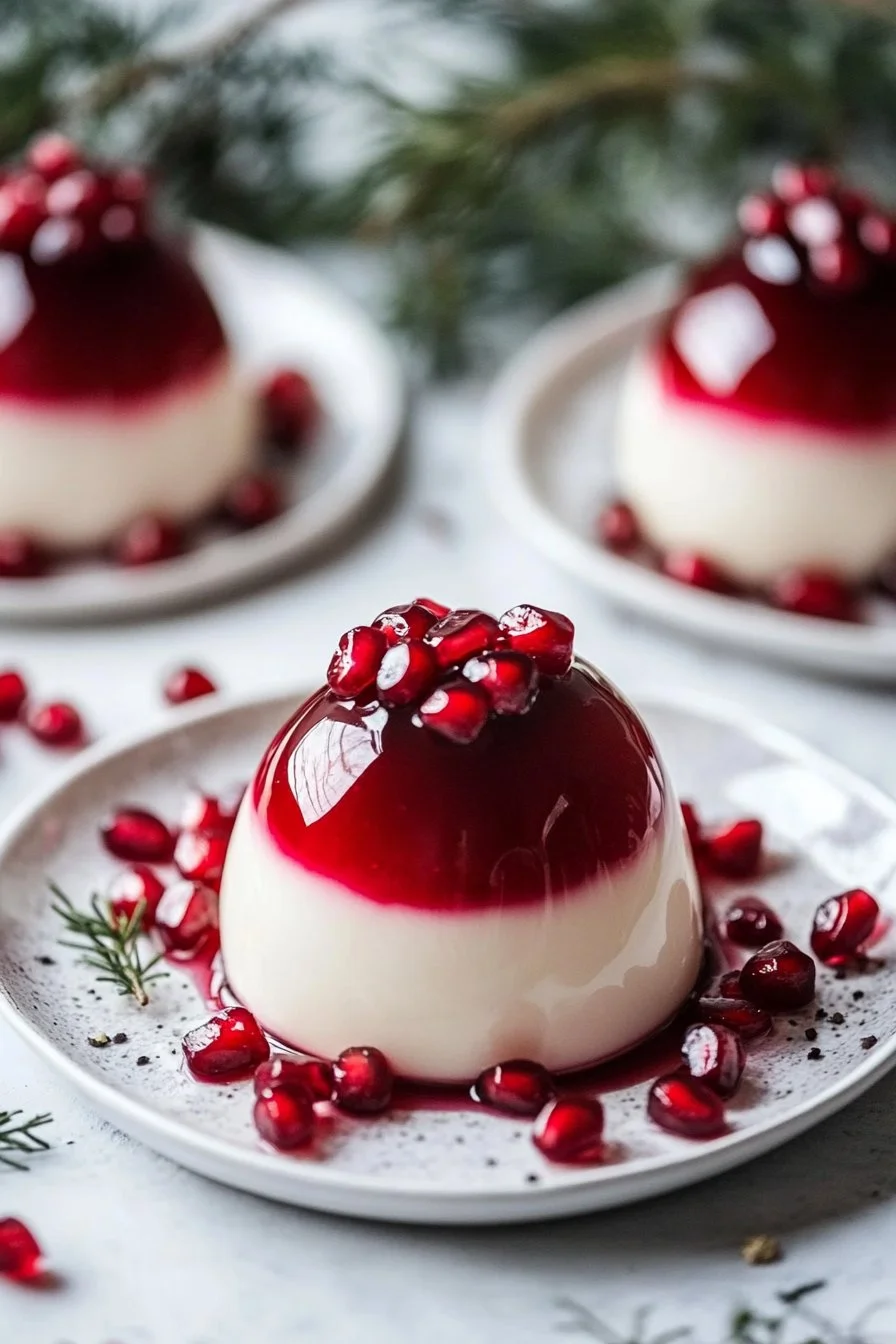 Dome di Mousse di Melograno Lucida