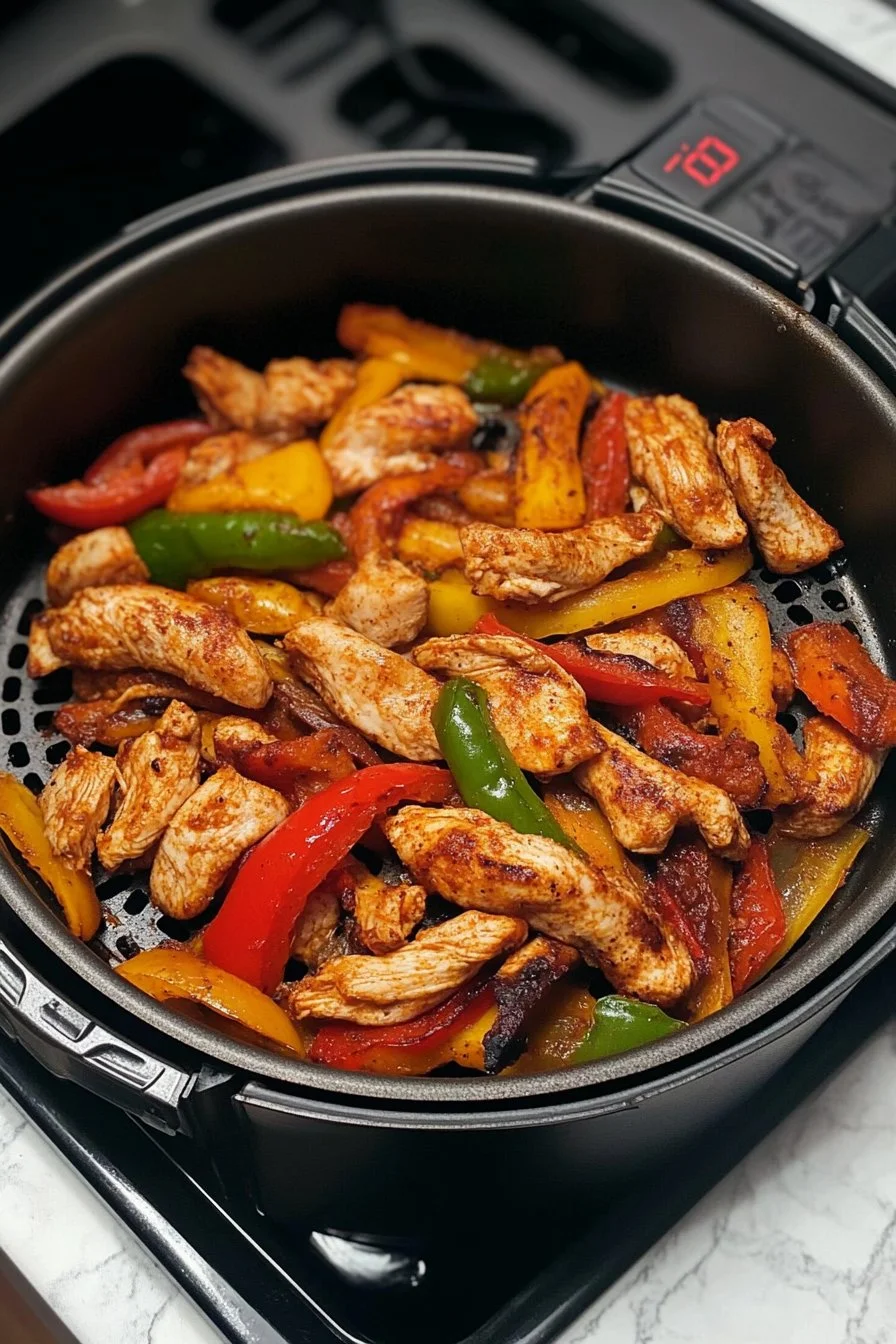 Fajitas di Pollo nella Friggitrice ad Aria