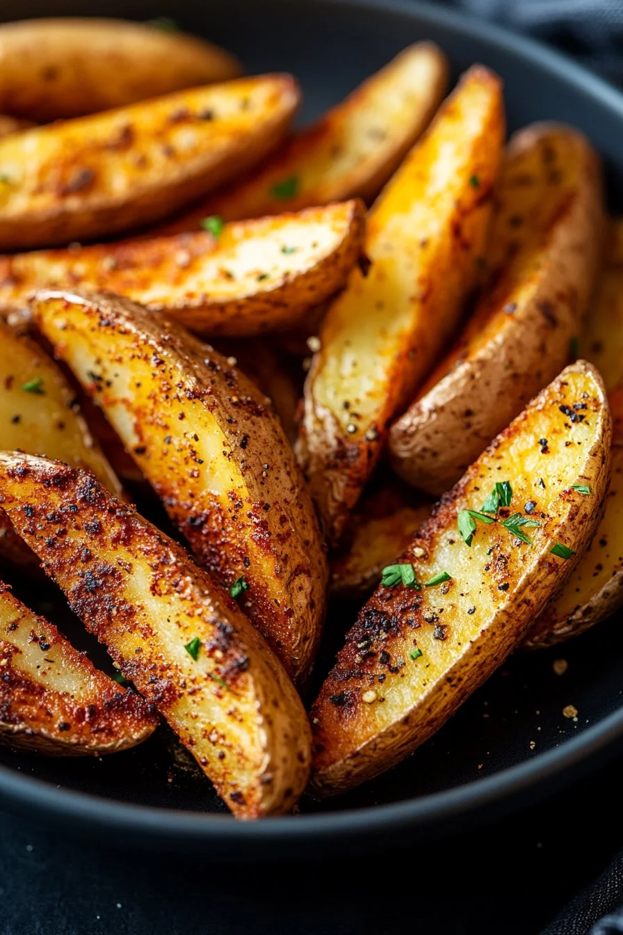 Fette di patate alla friggitrice ad aria