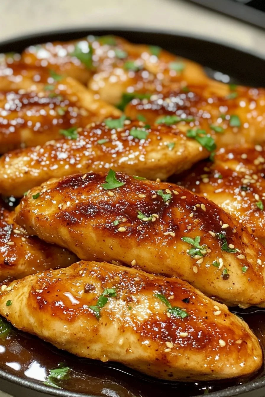 Filetti di Pollo al Miele e Aglio