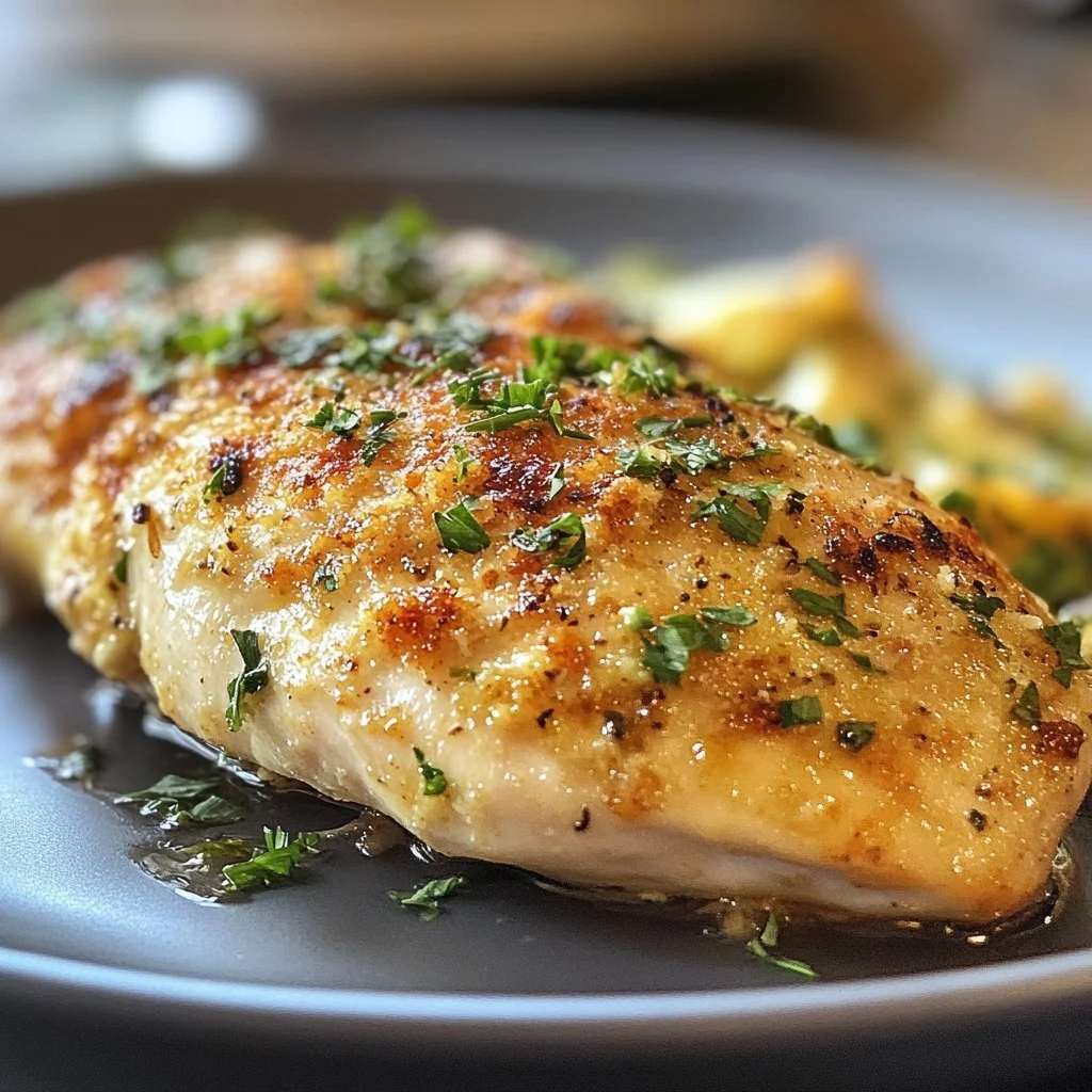Filetto di pollo al forno con contorni freschi e colorati