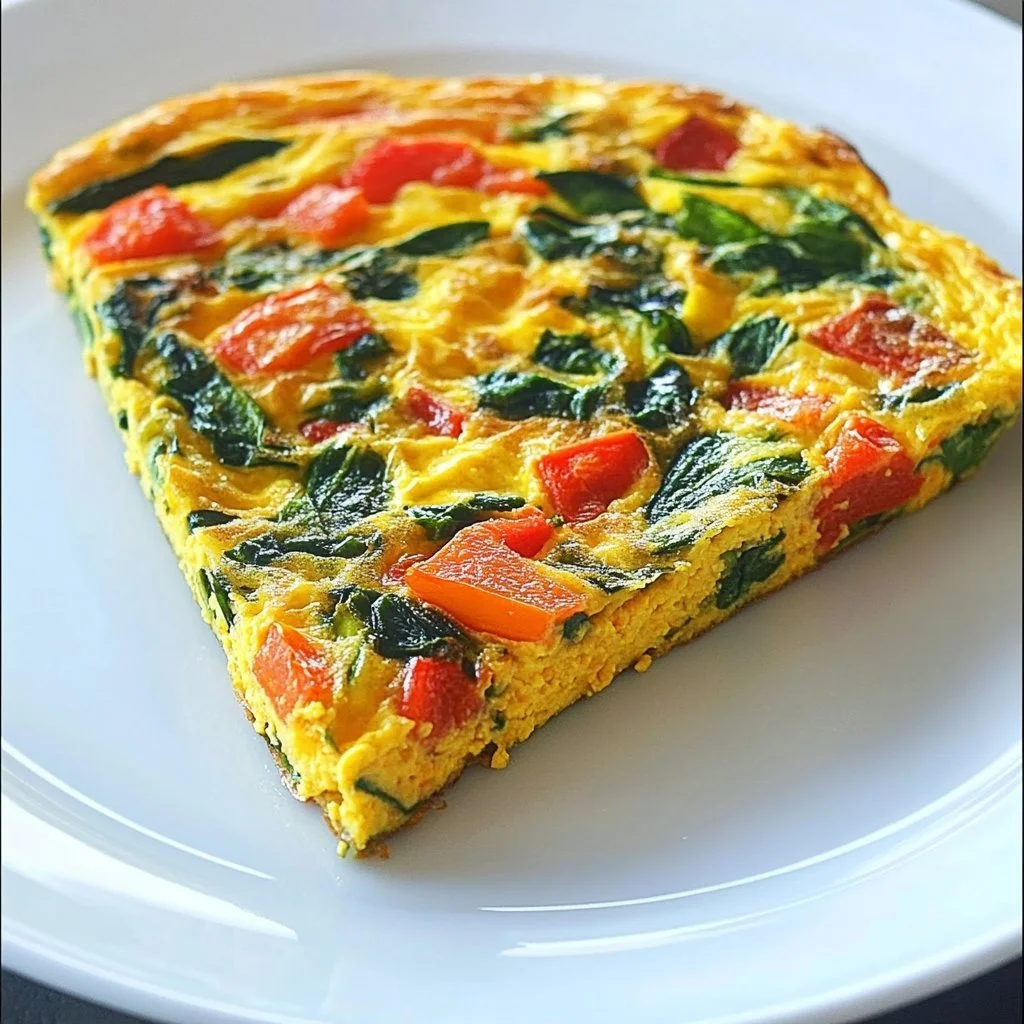 Frittata di verdure preparata nella friggitrice ad aria