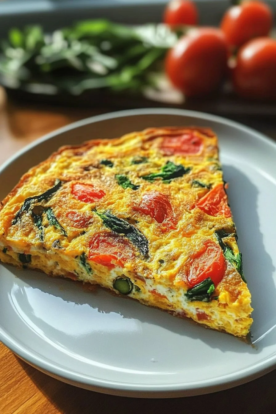 Frittata di verdure nella friggitrice ad aria