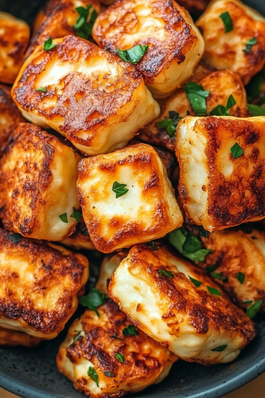 Halloumi nella friggitrice ad aria
