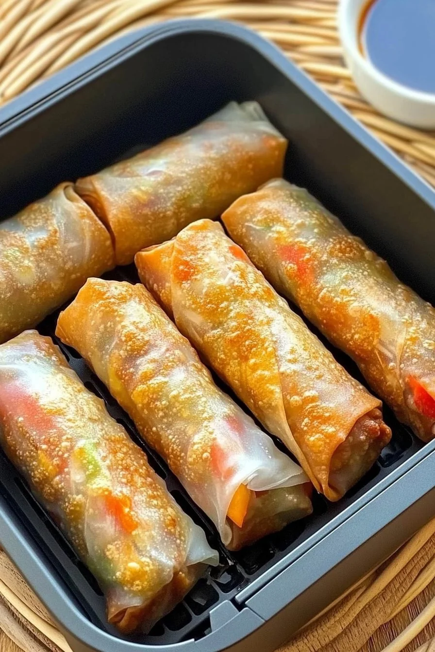 Involtini primavera croccanti in Airfryer