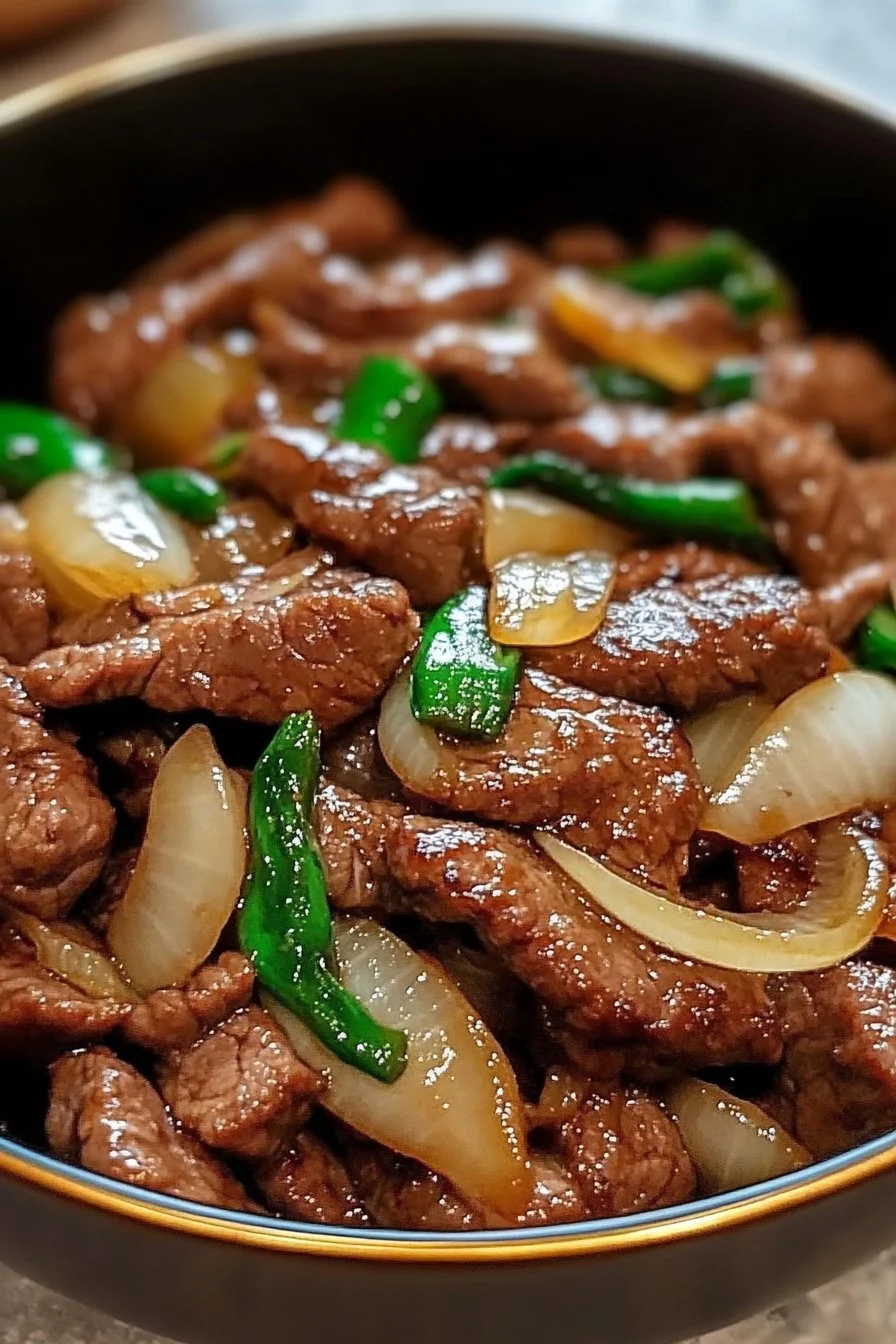 Manzo Saltato con Cipolle