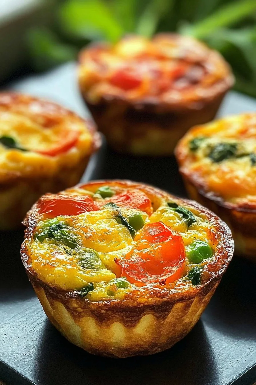 Muffin con uova e verdure